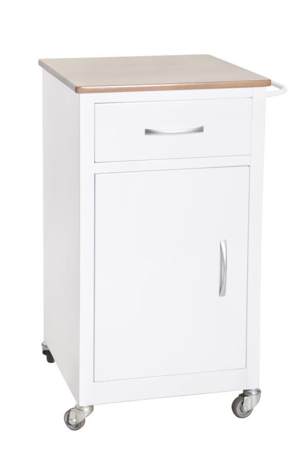 Single Bedside Locker with Wood Top